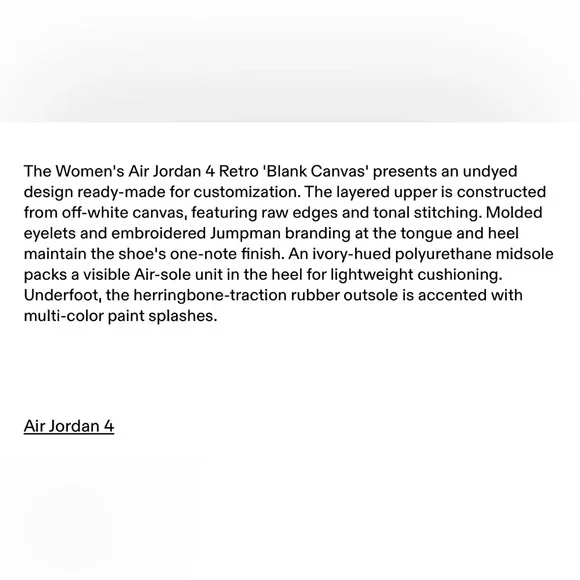 Air Jordan retro 4 women’s size 7 - Picture 8 of 11